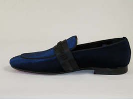 Men's GENIO Velvet Upper Leather Red Sole Shoes Turkey 120192017 Navy Blue image 4