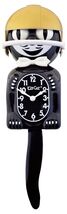 Black Kit-Cat Klock / W Gold Helmet (15.5″ high) - $84.95