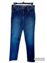 Gloria Vanderbilt Amanda Womens 4P Dark Wash Straight Leg Soft Denim 5Pk... - £11.95 GBP