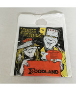 Vintage Foodland supermarket plastic shopping bag trick treat bag franke... - €17,15 EUR