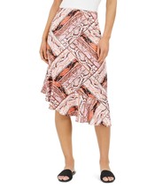 Thalia Sodi Womens Asymmetrical Flounce Hem Skirt,Multi Coloured,X-Large - £29.33 GBP