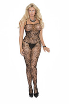 Rose lace bodystocking with open crotch.  Queen Size - £18.61 GBP