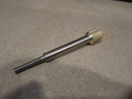 S&amp;S Super E idle screw Stainless &amp; Brass knurled top - $26.50