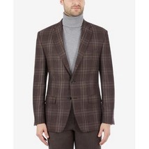 Lauren Ralph Lauren Mens Ultra Flex Plaid Sport Coat – Brown Plaid, Size... - $212.85