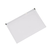 Q Connect A5 Document Zip Wallet - Transparent  - $34.00