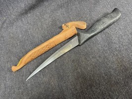 Vintage Rapala Sheath And Unmarked Filet Knife - $14.85