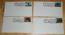 H.P. Lovecraft CENTENNIAL 1890-1990 Dinosaur Cache 4 Envelopes August 20th 1990 - £28.43 GBP