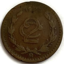 1920 Mo Mexico 2 Centavos Coin Mexico City Mint Better Date - $17.82