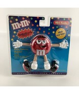 M &amp; M&#39;s Mini Radio With Headphones Radio Shack Exclusive AM/FM Red Vintage - $39.19 CAD