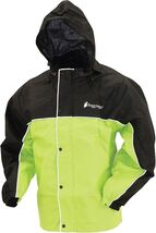 FROGG TOGGS Men&#39;s Road Toad Reflective Waterproof Rain Jacket Sz Large -... - €38,25 EUR