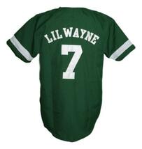 Lil Wayne Hardball Movie Baseball Jersey Button Down Green Any Size image 2