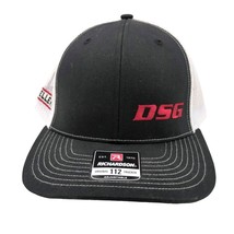 Mueller DSG Black White Richardson Adjustable Mesh 112 Trucker Snapback Hat New - £15.65 GBP
