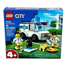 LEGO City Vet Van Rescue 58 Pc Construction Set 60382 Ages 4+ NEW for 2023 NIB - £10.05 GBP