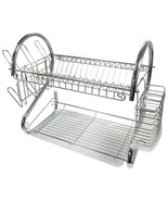 Better Chef 16&quot; 2-Level Chrome-Plated S-Shaped Dish Rack - $40.69 CAD