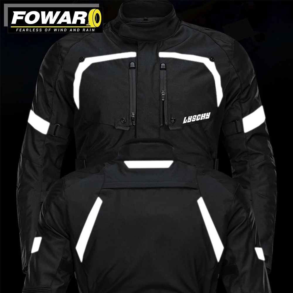 Reflective Motorcycle Jacket Racing jacket Wearable Motocross Pants Moto... - £186.24 GBP+