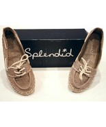 SPLENDID Racy Coconut RAILRAOD Tie CANVAS Stripe SHOES Flats 6 FREE SHIP... - $162.77 CAD