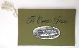 The Gala and Captain&#39;s Dinner Menu Orleans Room Delta Queen Steamboat 1970s - £15.98 GBP