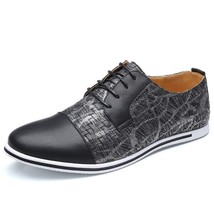 YWEEN Men&#39;s Casual Shoes Big Size EUR 50 Lace-Up Style Mixed Colors Fashion Oxfo - £41.91 GBP