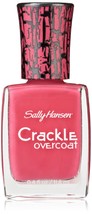 Sally Hansen Crackle Overcoat Nail Polish, Fuchsia Shock, 0.4 Fluid Ounce - £5.97 GBP