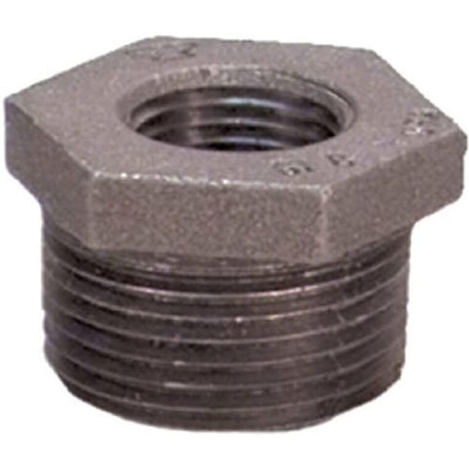 Anvil 8700129300, Malleable Iron Pipe Fitting, Hex Bushing, 1&quot; NPT Male ... - $17.75