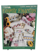 Leisure Arts Favorite Fingertips Cross Stitch Boarders 16 designs 1996 Patterns - $6.92