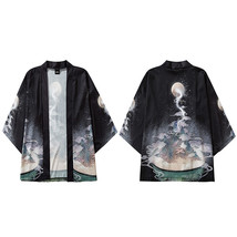Japanese Kimono Jacket Flying White  Harajuku 2022 Hip Hop Men Japan Streetwear  - £62.46 GBP