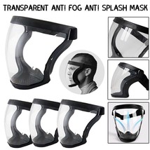 4X Full Face Super Protective Mask Anti-Fog Shield Safety Transparent He... - £42.99 GBP