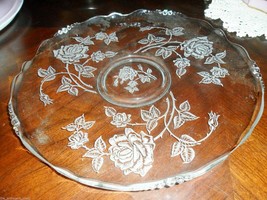 Vintage Heisey Glass Silver Overlay Floral Tray Bowl Candle Holder -PICK One - £60.66 GBP