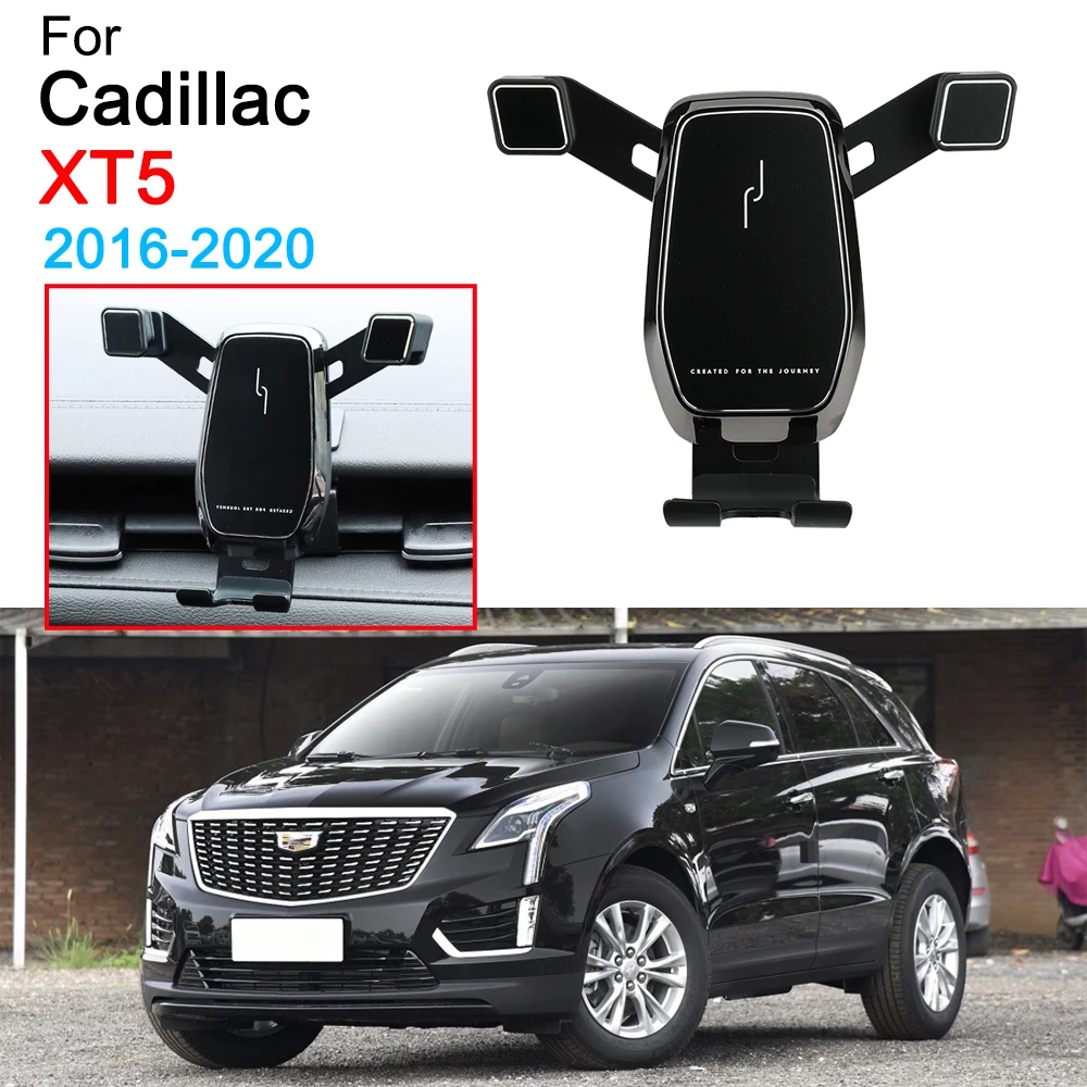 Gravity Cell Phone Holder Air Vent Mount Clip Clamp GPS Holder for Cadillac XT5 - £21.53 GBP