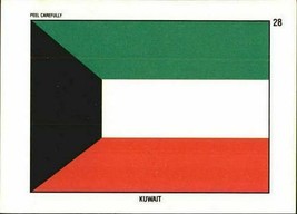 1991 Desert Storm Topps Flag Stickers KUWAIT # 28 - £1.36 GBP