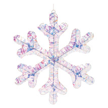 Iridescent LED Hanging Snowflake (Set of 2) - $78.58