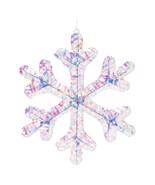 Iridescent LED Hanging Snowflake (Set of 2) - $78.58