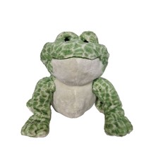 Ganz Webkinz Green Spotted Bullfrog Plush Stuffed Animal 7.5&quot; - £16.96 GBP