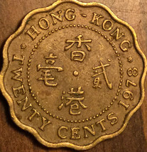 1978 Hong Kong 20 Cents Coin - £1.03 GBP