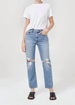 Agolde mia mid rise straight jean in RULE - size 25 - £74.93 GBP