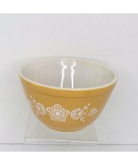 Vintage Pyrex Butterfly Gold Mixing Bowl #401 White Flowers 1-1/2 Pint 1... - $332.17 MXN