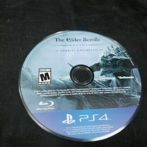 The Elder Scrolls Online: Tamriel Unlimited PlayStation 4 PS4 RPG Disc Only