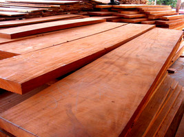 TWO BOARDS KILN DRIED 4/4 AFRICAN MAHOGANY LUMBER WOOD 46&quot; X 10&quot; X 1&quot; - £98.05 GBP