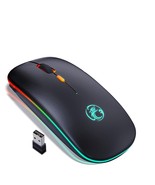 Wireless Mouse For Laptop PC Bluetooth Black - £13.43 GBP