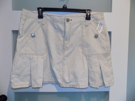 d. Jeans Beige Skort Skirt Size 14 Women&#39;s NWT - £23.25 GBP