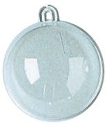 Hanging Ball Ornament 60mm Clear - £11.68 GBP