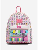 Loungefly Hello Kitty &amp; Friends, Pink Kawaii Sweet Shop Macaroon Mini Backpack - £63.95 GBP