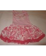 Baby LULU Butterfly Toile Tulle Dress 18mths EUC - $11.26