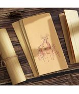3/10Pcs Set Writing Paper and Envelope Beautiful Lovely designs with Deer - $4.94 CAD+