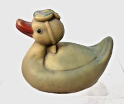Antique Rubber Ducky Duck with Little Sailors Hat Squeak Toy - $14.85