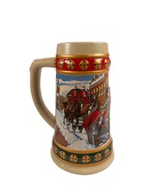 Budwiser Holiday Stein Collection -   Hometown Holiday 1993  -Handcrafted Brazil - £31.64 GBP