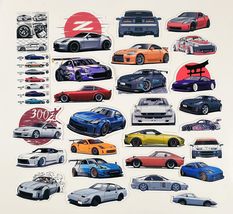 27pc JDM drift legend Fairlady Z 240z 280z 300sx 350z 370z 400z Vinyl St... - £6.19 GBP