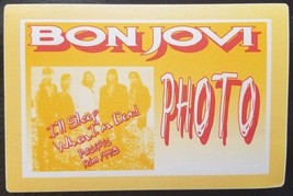 JON BON JOVI / RICHIE SAMBORA - OLD BON JOVI TOUR CONCERT CLOTH BACKSTAG... - £7.86 GBP