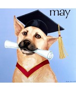 German Shepherd May Graduation Dog Days Poster Calendar 14 x 11&quot; Art DWD... - $40.99 CAD