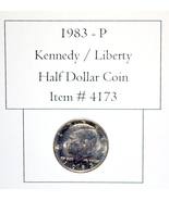 1983 P, Kennedy Half Dollar, # 4173, Half Dollar Coin, vintage coins, ra... - £16.12 GBP